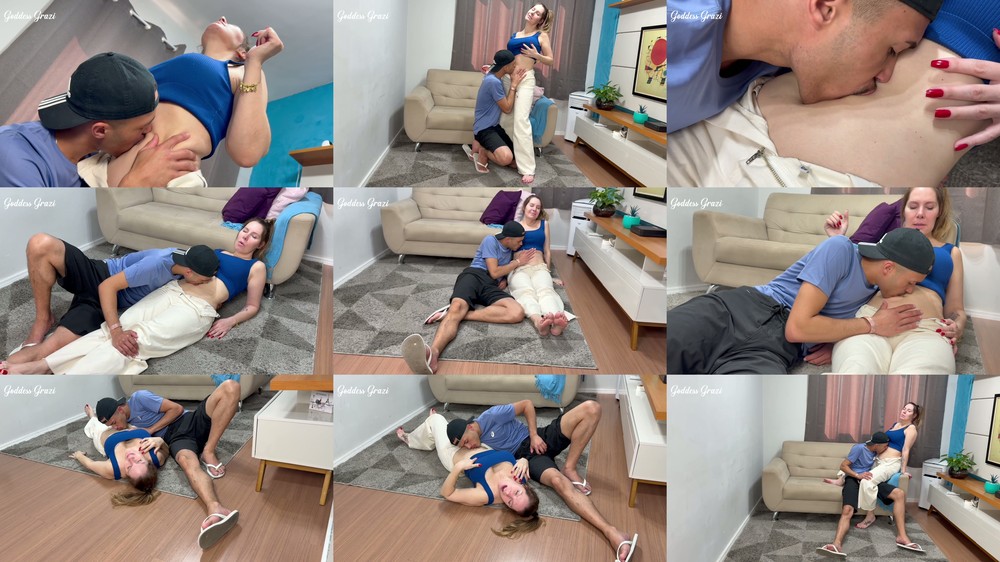 Goddess Grazi - Licking And Fucking Goddess Grazis Belly Button Ep 11