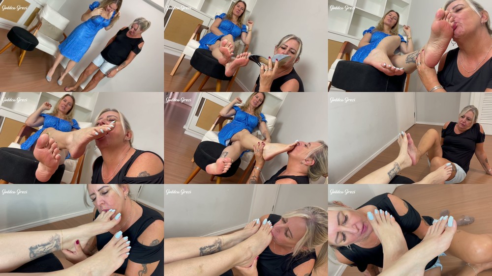 Goddess Grazi - Extreme Long Toenails Worship Goddess Grazi