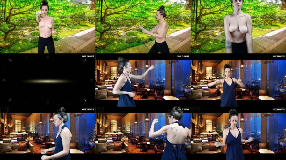 Sage Eldritch - Topless and Cocktail Dress Karate with Sage Eldritch
