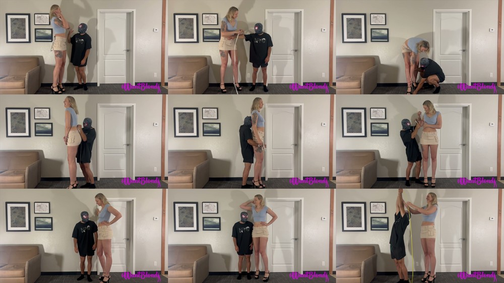 IWantBlondi - Hes So Short Compared To Me