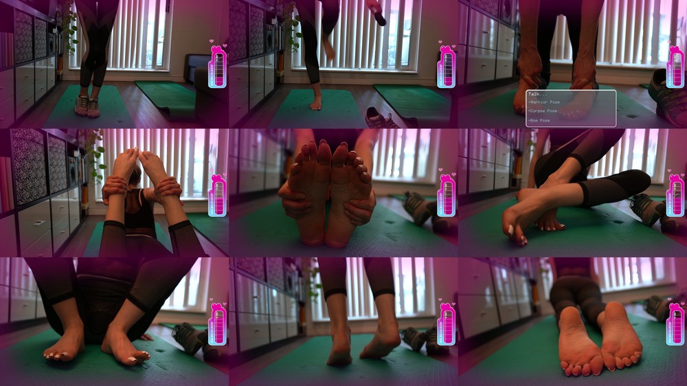 Imilia Audley - Fantasy of Feet - Yoga Perving