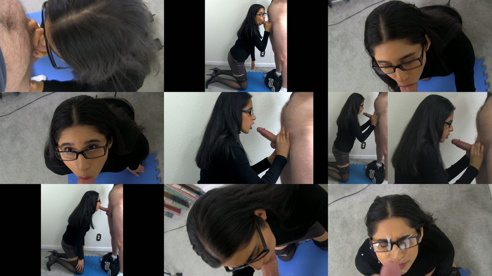 Ericas Chronicles - Secretary Erica Throats A Cock Gets Cum All Over Her Face And Turtleneck