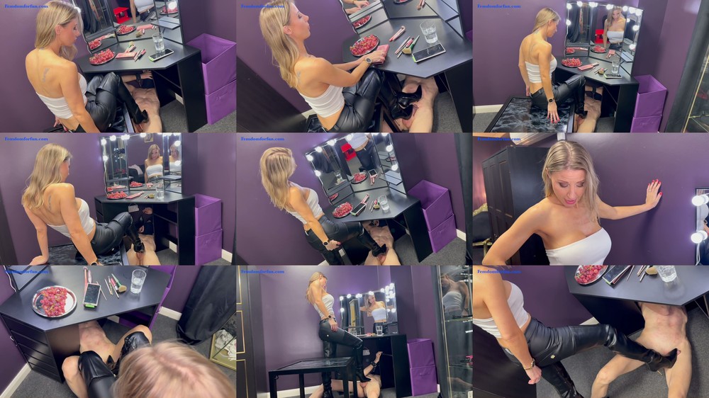 Femdom For Fun - Mistress Vixen - Accidental Cumshot and Post Orgasm Torment