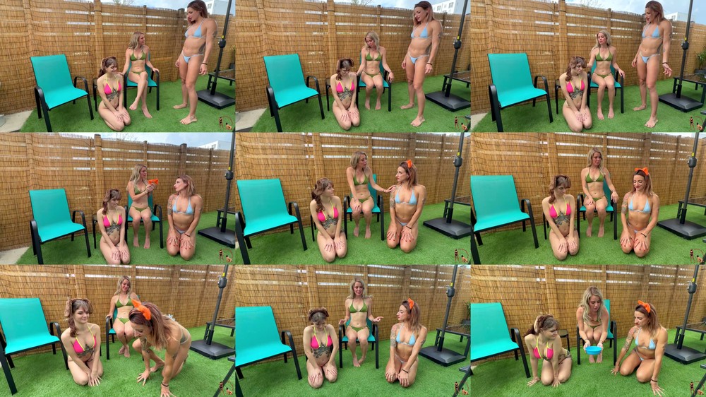 Femdom Puppy Play - Kody Evans Blackmails Josie Jo and Maya Pleasure Part 3