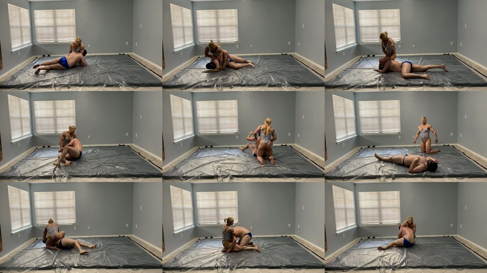 Herculess Domain - Tatiana Vs Hercules Oil Wrestling Part 1