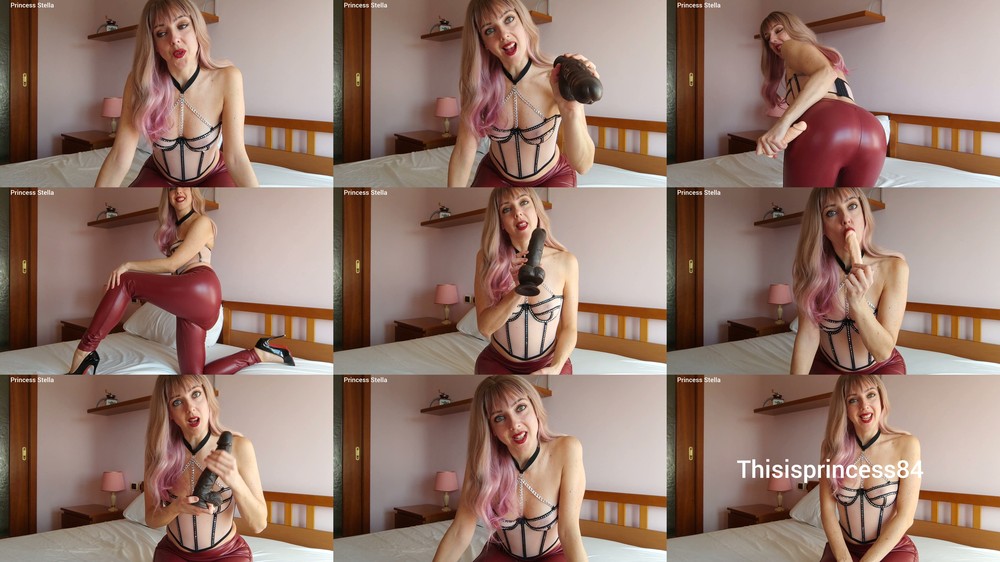 Princess Stella - Intense CEI Anal and Ass To Mouth Training