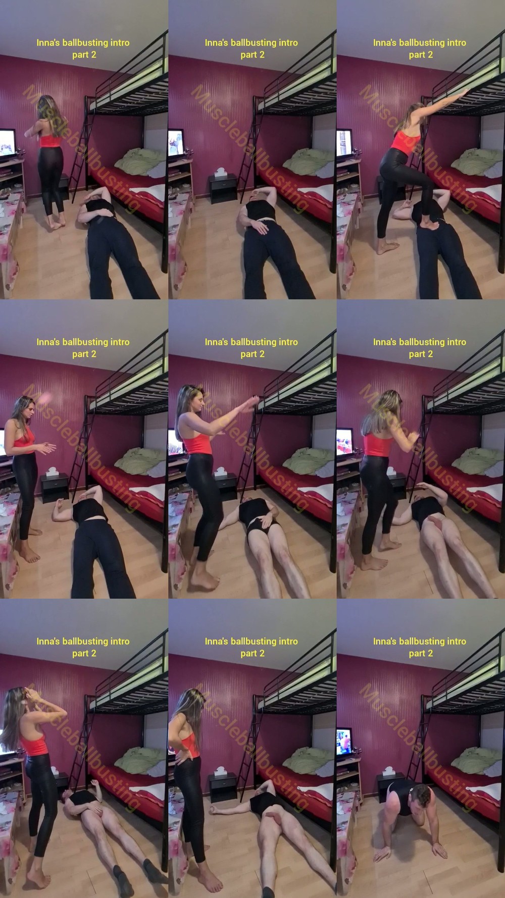 Muscle Ballbusting - Nicolasmusclebb - Inna Ballbusting Initiation