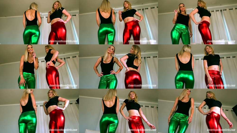 American Mean Girls - Goddess Platinum and Princess Amber - Red Ass Green Ass