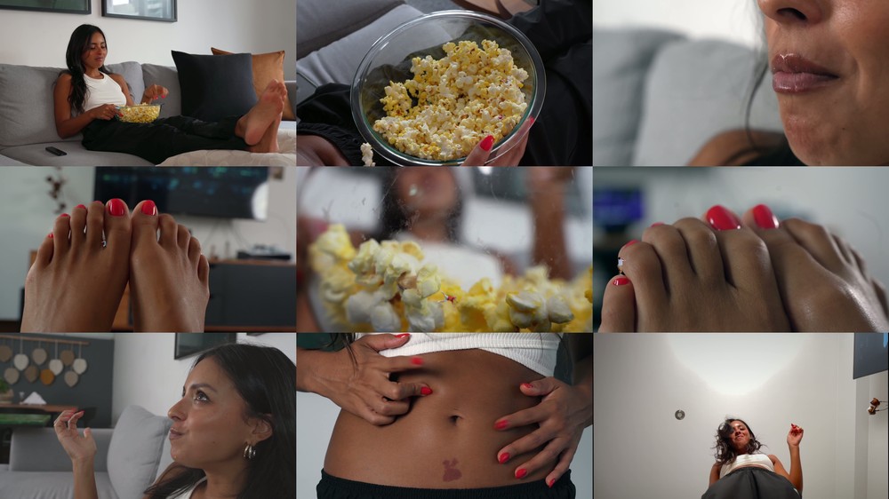 Rise of the Giantess - Giantess Enola - Eating Tiny People just like Popcorn