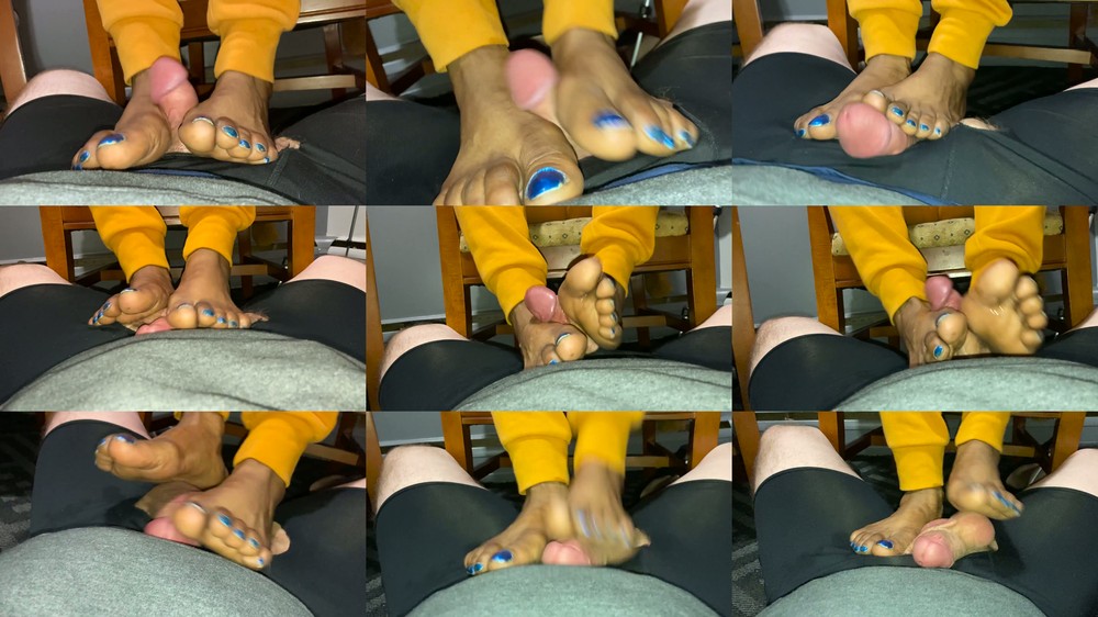 ONLYBALLKICKING - Destinys Ballbusting Foot Job