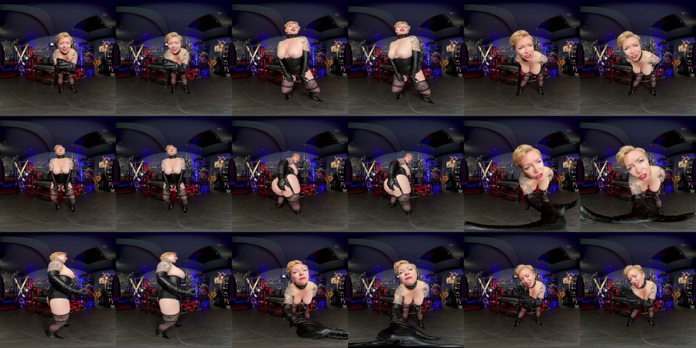 The English Mansion - Mistress T - Leather Glove Tease VR
