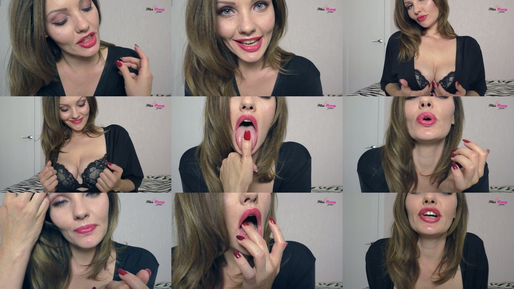 Miss Honey Barefeet - Sensual Lips Tease With JOI