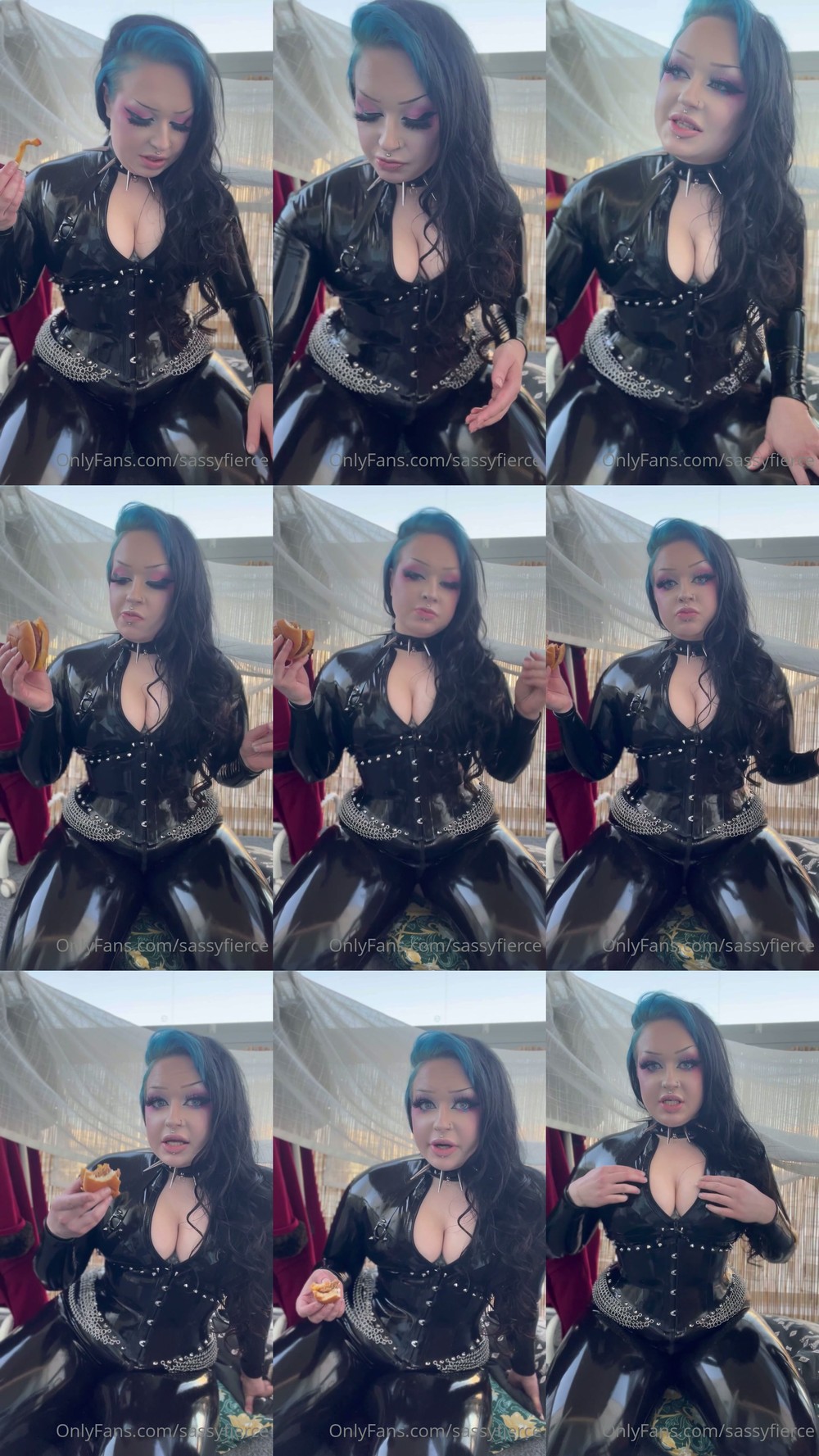 Nova The Nerd - Latex Catsuit Mugbang Chat And Corset Try On