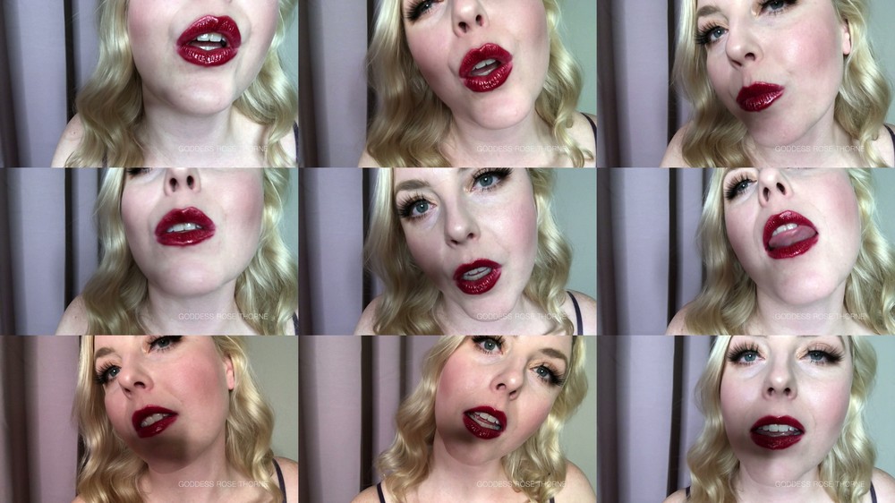Goddess Rose Thorne - Red Lipsession