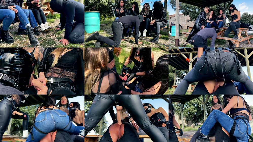 Kingdom Of Infinity - Miss Infinity - Extreme Boot Licking Slave Gets His Ass Fucked And Cums In His Mouth