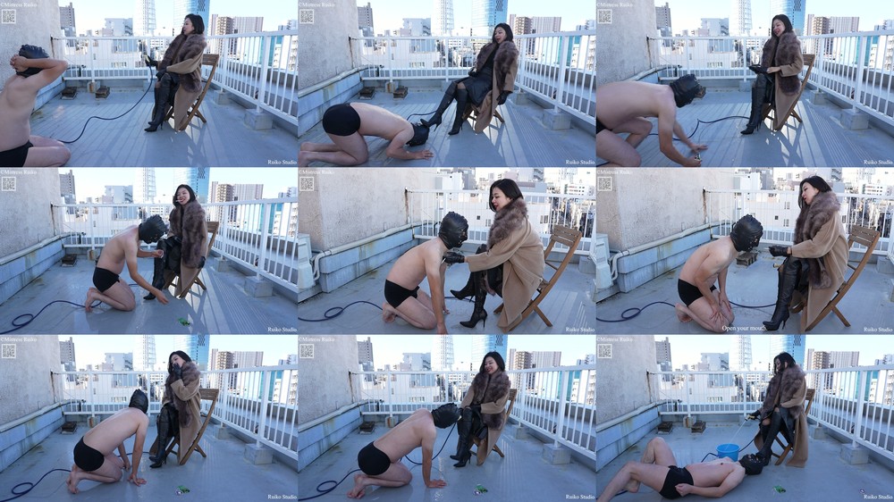 Asian Goddess Ruiko - Cold Water Exposure - Obedience Under Winter Wind
