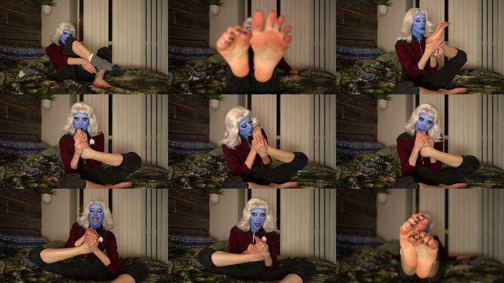 Imilia Audley - Andorian Sock Removal and Foot Worship