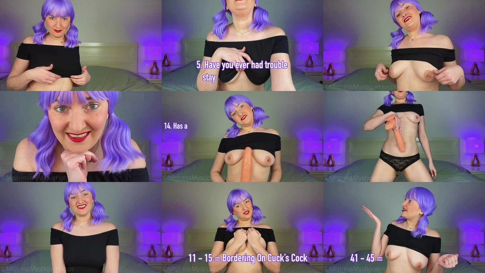 mistressmystique - Cuck Cock Test - SPH Small Penis Humiliation