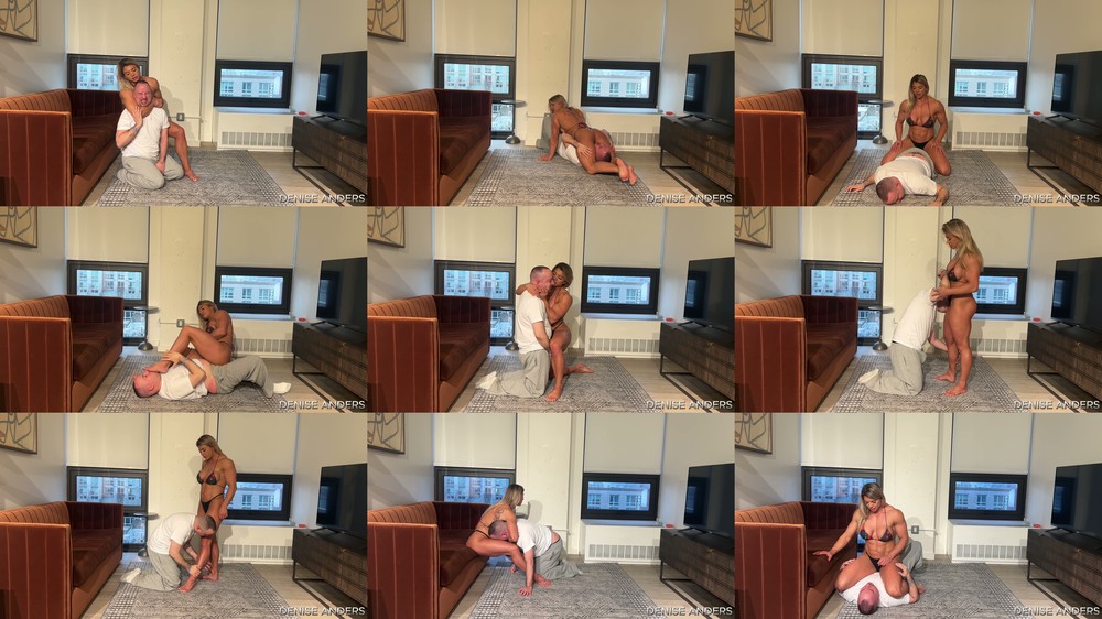 Denise Anders Femdom Fantasy - Muscle Step Mommy Fantasy Wrestling Muscle Worship