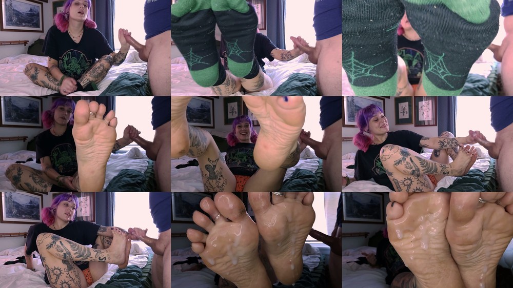 MythicMaggie - HJ on Alpha CEI for Chastity Sub