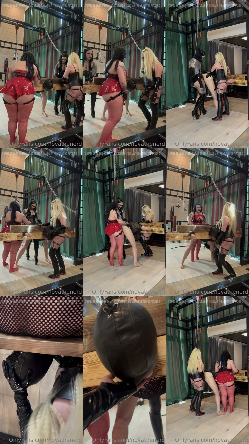 Nova The Nerd, Miss Evilia, Tuhmaa Sokeria - Three Dommes Pegging Their Boytoy Ultimate Group Scene