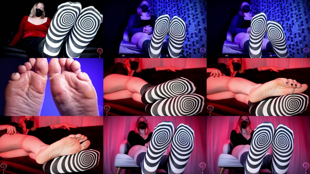 The Goddess Clue - Self Destructive Spiral Socks Experience 4K