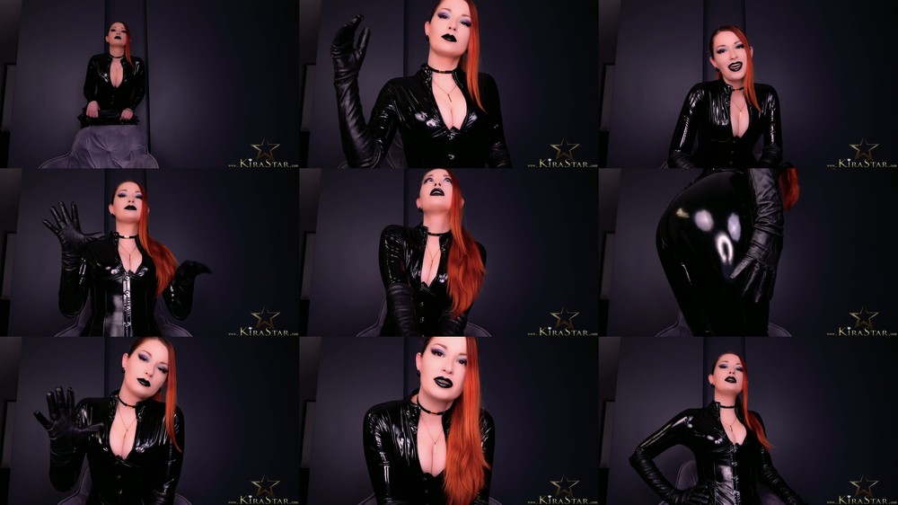 Kira Star - Dungeon Leather Gloves Milking