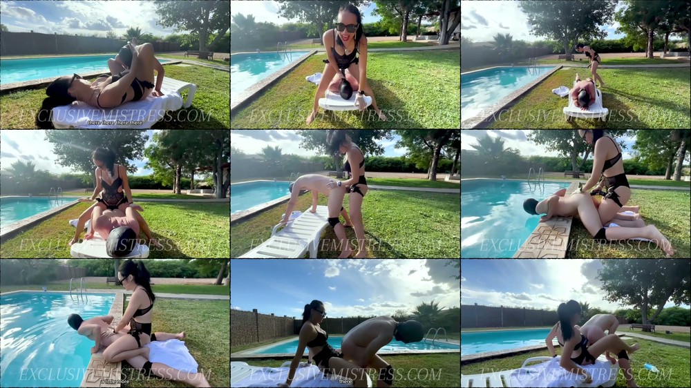 Mistress Isis Spain - VS394 Great fuck in the pool under the sun