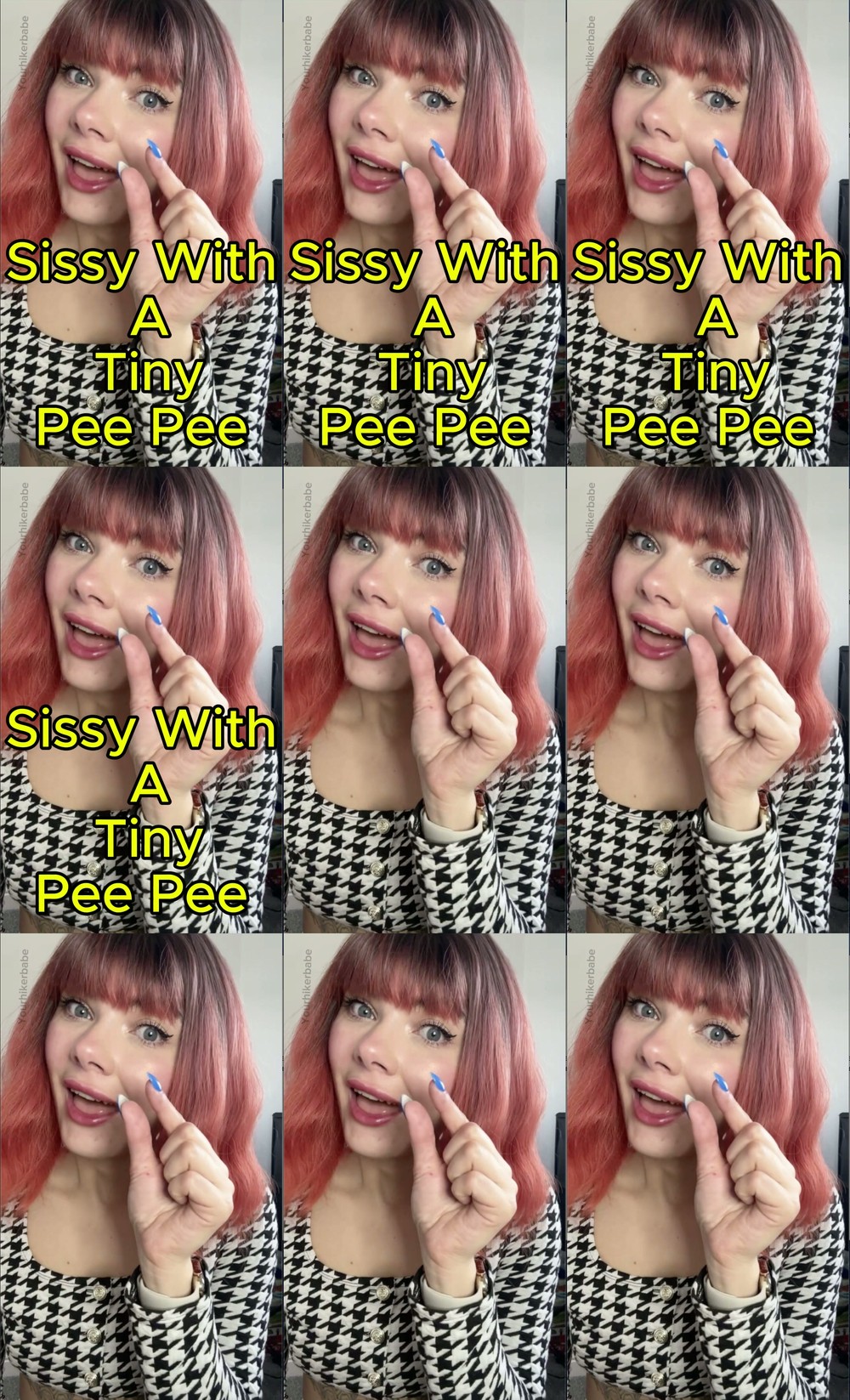 Yourhikerbabe - Sissy With A Tiny Pee Pee audio recording