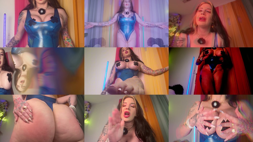 TheLanadelRayx - GOON and PLAP and Blue Latex Gooning Denial JOI