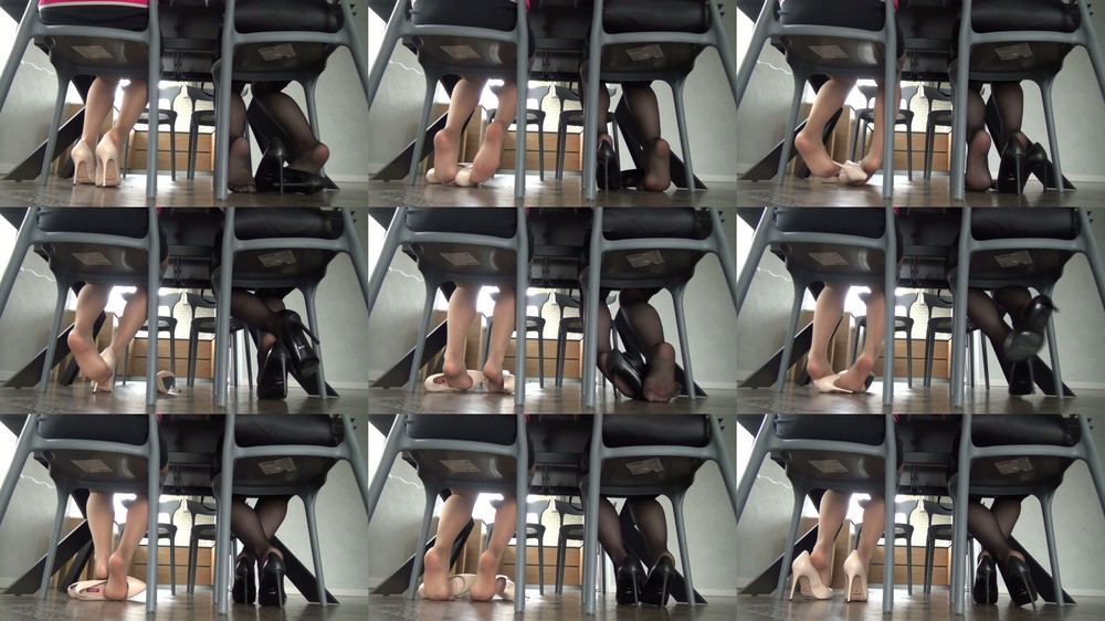 Not An Angel - Victoria and Mary Under Chair Nylon Soles D