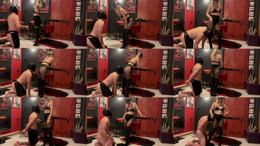 Gea Domina - Chastity Release - Permission To Cum... On My Boots!