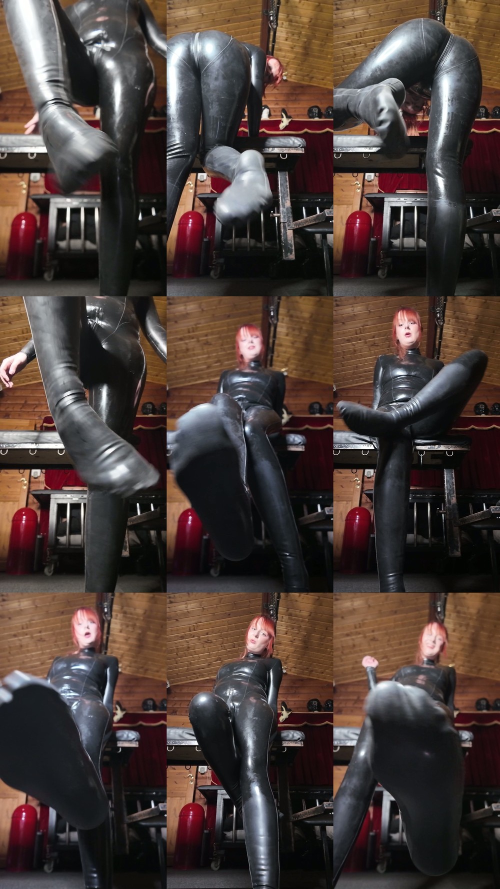 PrincessDiss - Drink The Sweat Trapped Inside Princess Diss' Latex Catsuit
