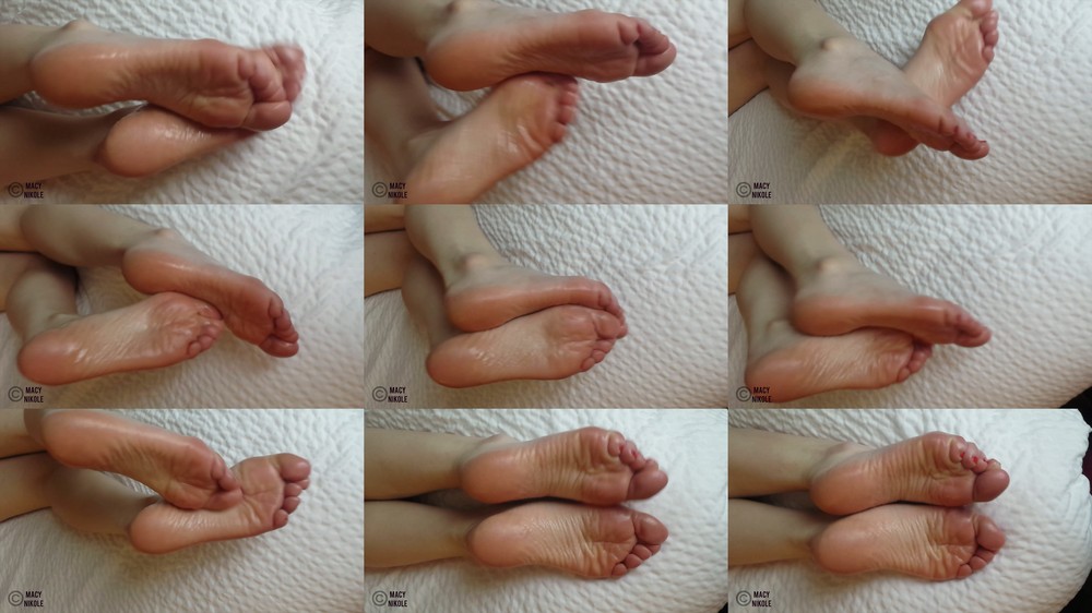 Macy Nikole - Quickie Foot JOI