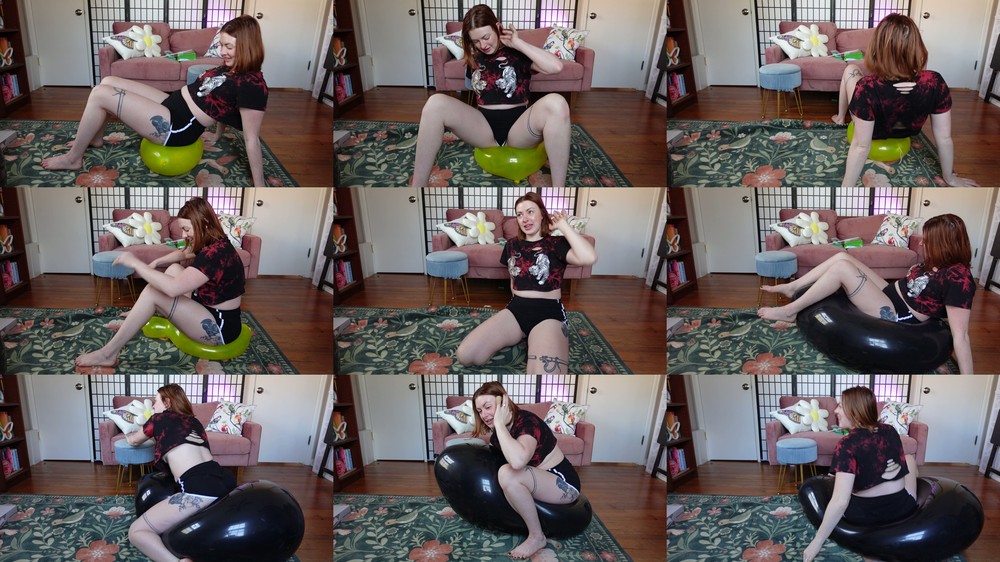itskinkerbell - Balloon Sitting and Popping
