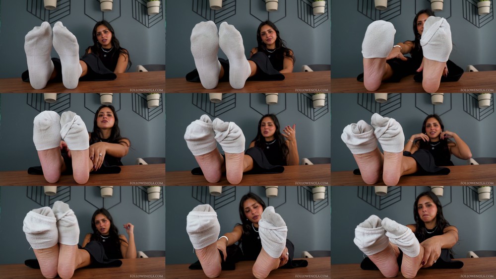 Mistress Enola Fetish - My Sock Sniffing Bitch