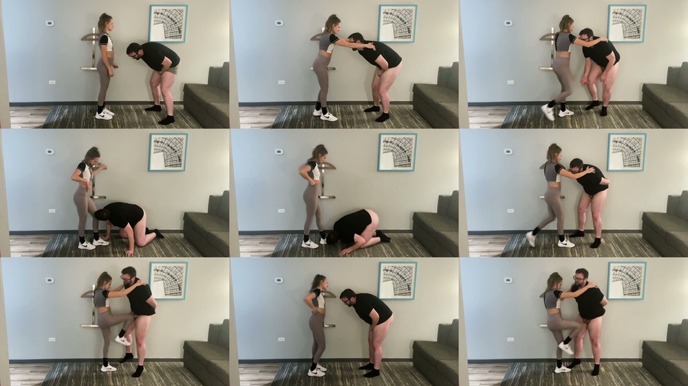 ONLYBALLKICKING - Brutal Athletic Ballbusting - Blaire