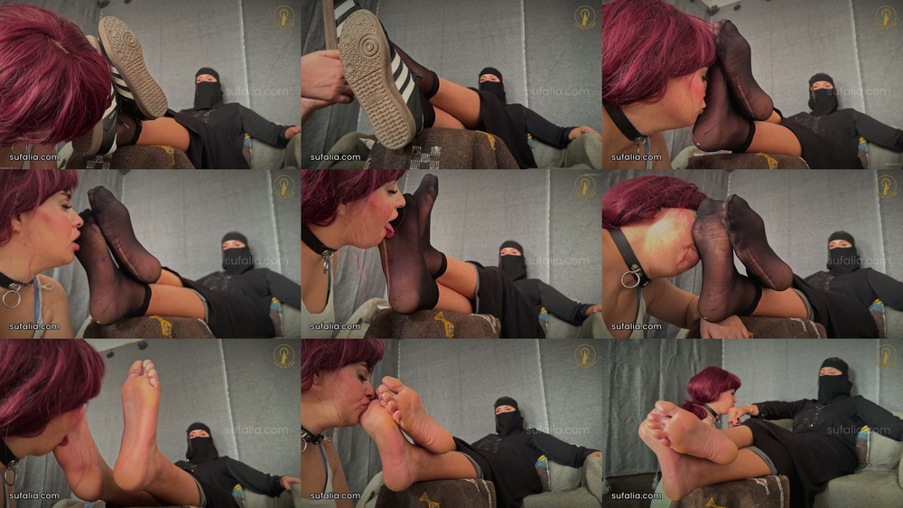 Sufalia - Yasmin dominates Ghizo - Seductive Gaze and Worshipped Soles