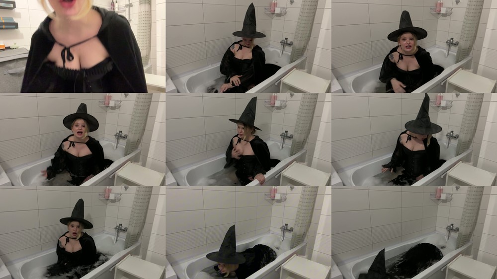 BigAss Jane - MELTING SORCERESS WICKED WET IN TUB WITH BUBBLES