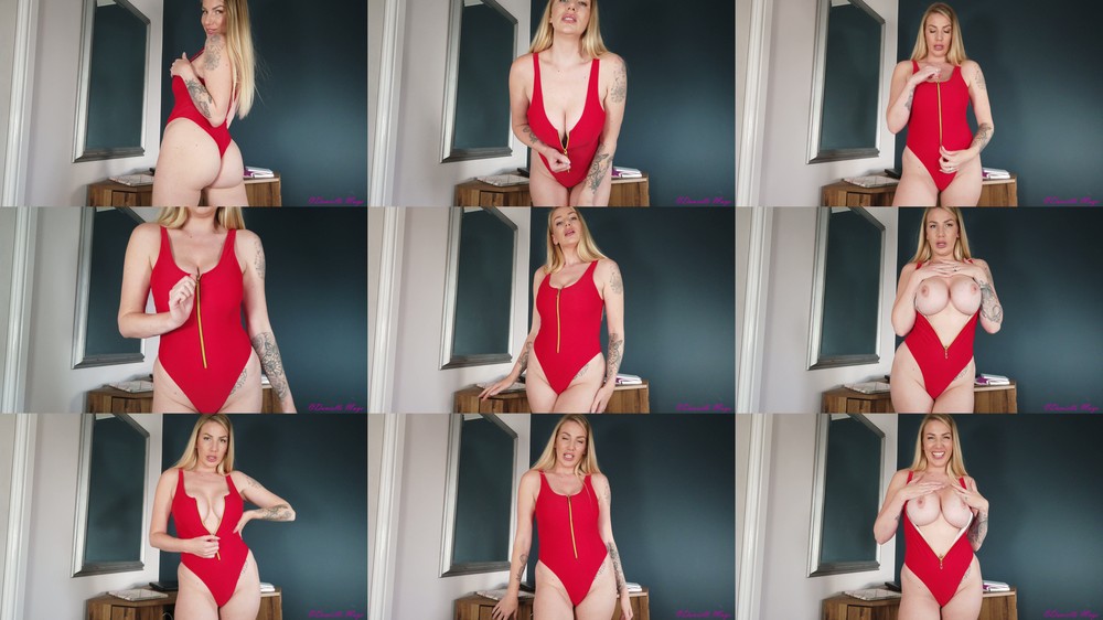 Danielle Maye XXX - Baywatch Swimsuit Zipper Game