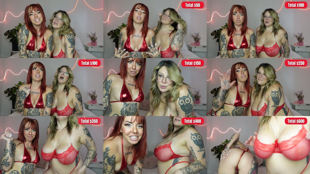 Scarlett Cummings - 500 in 5 Minutes Findom Owns You Carter and Scarlett