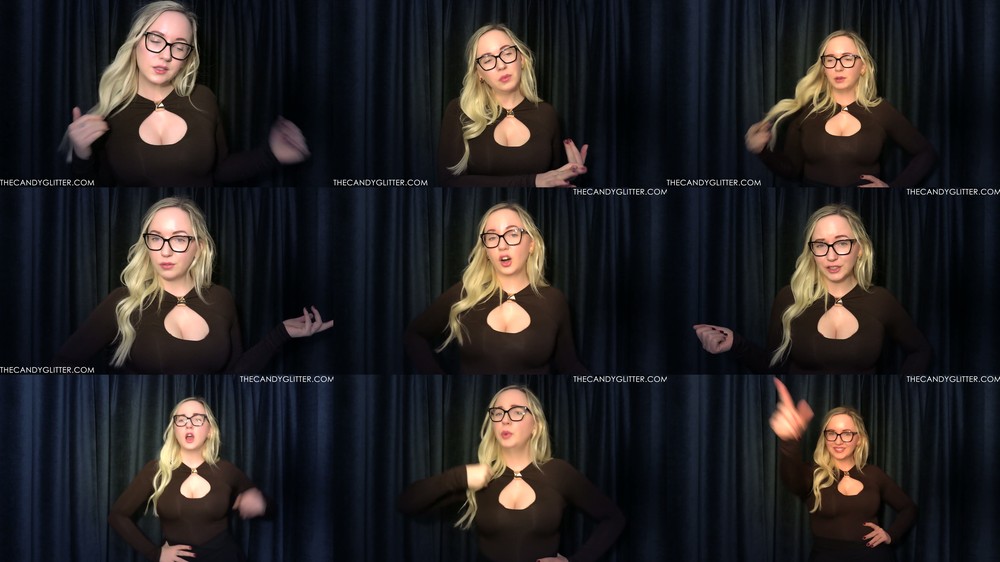 Candy Glitter - No Choice But To Goon - Virgin Humiliation