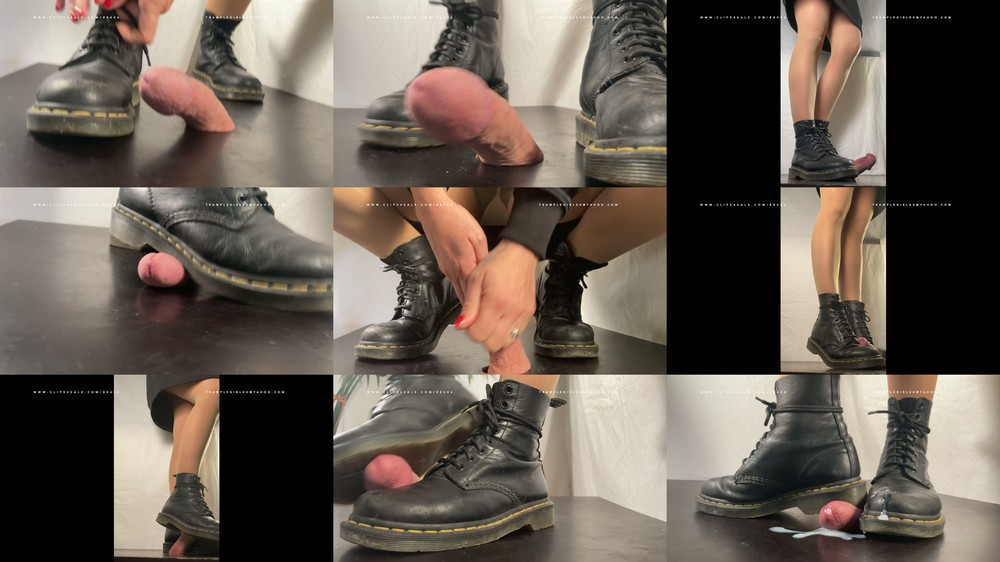 tramplegirls shoejobs and cockcrush - A Bootjob Dream in Doc Martens Tramplegirl is giving a Shoejob