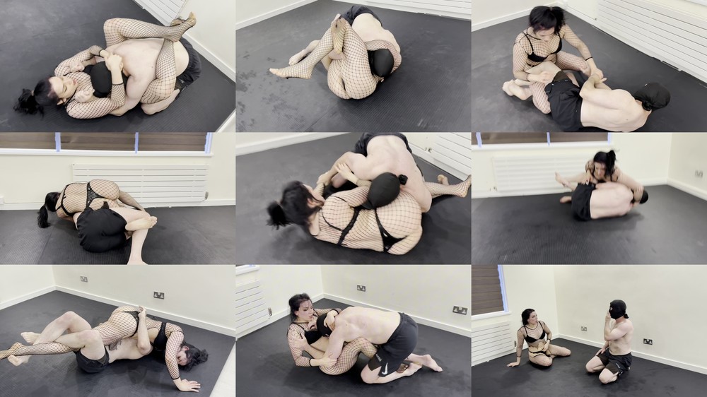 Foxxysqueeze - Goth Delilah Competitive Bjj Match Vs Jean
