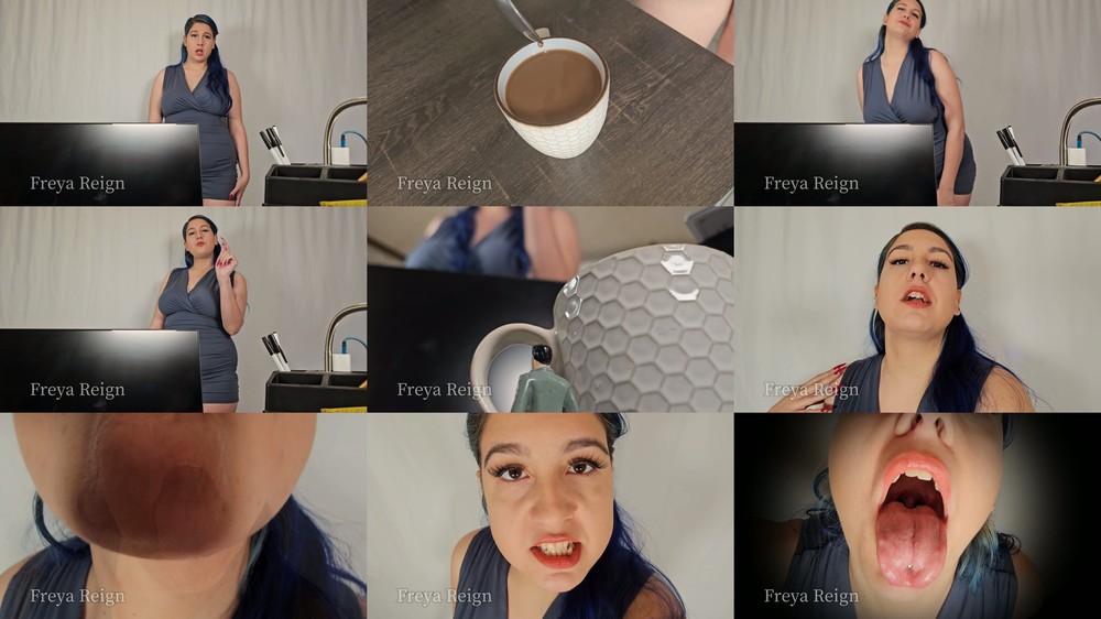 Freya Reign - Taking Over Your Job Assistant Shrinks and Eats You