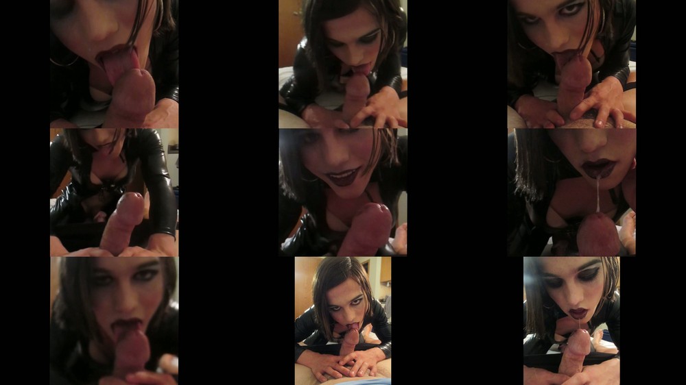 Tia Tizzianni - GOTHIC FEMBOY NYXI LEON as Daddys DEEPTHROAT THROATGOAT