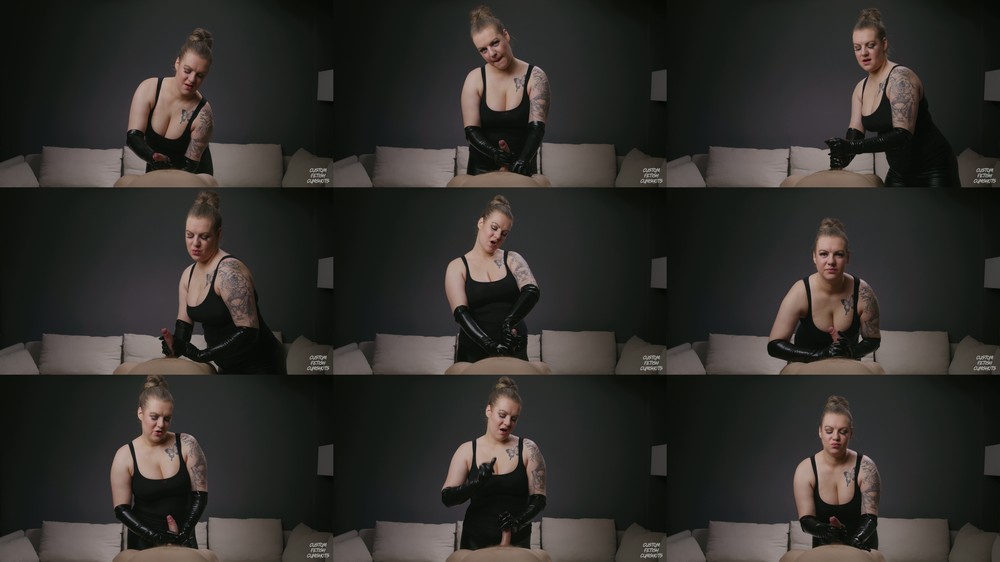 Custom Fetish Cumshots - Latex Gloves Handjob