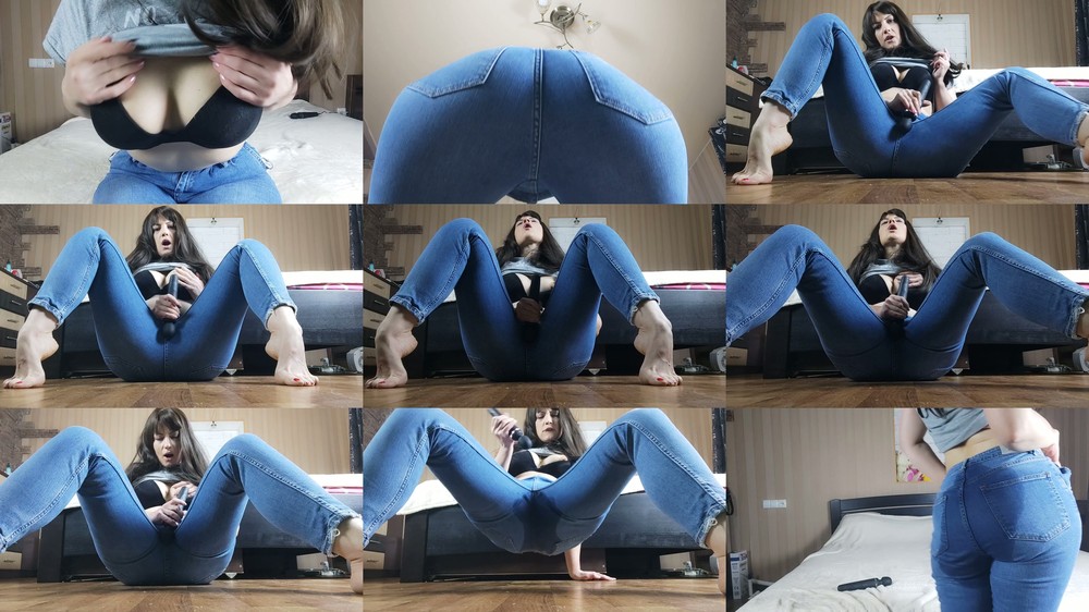JuliaCrown - Moisturizing my jeans Huge squirt