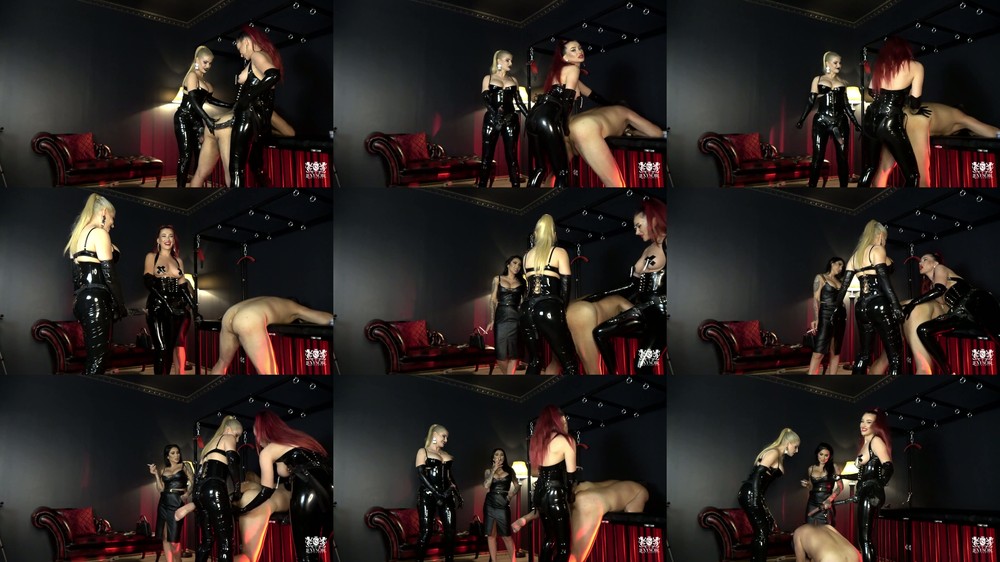 Addict 2 LexyNoir - Mistress Lexy Noir And Mistress Amanda, Mistress Kennya Latex Pegging