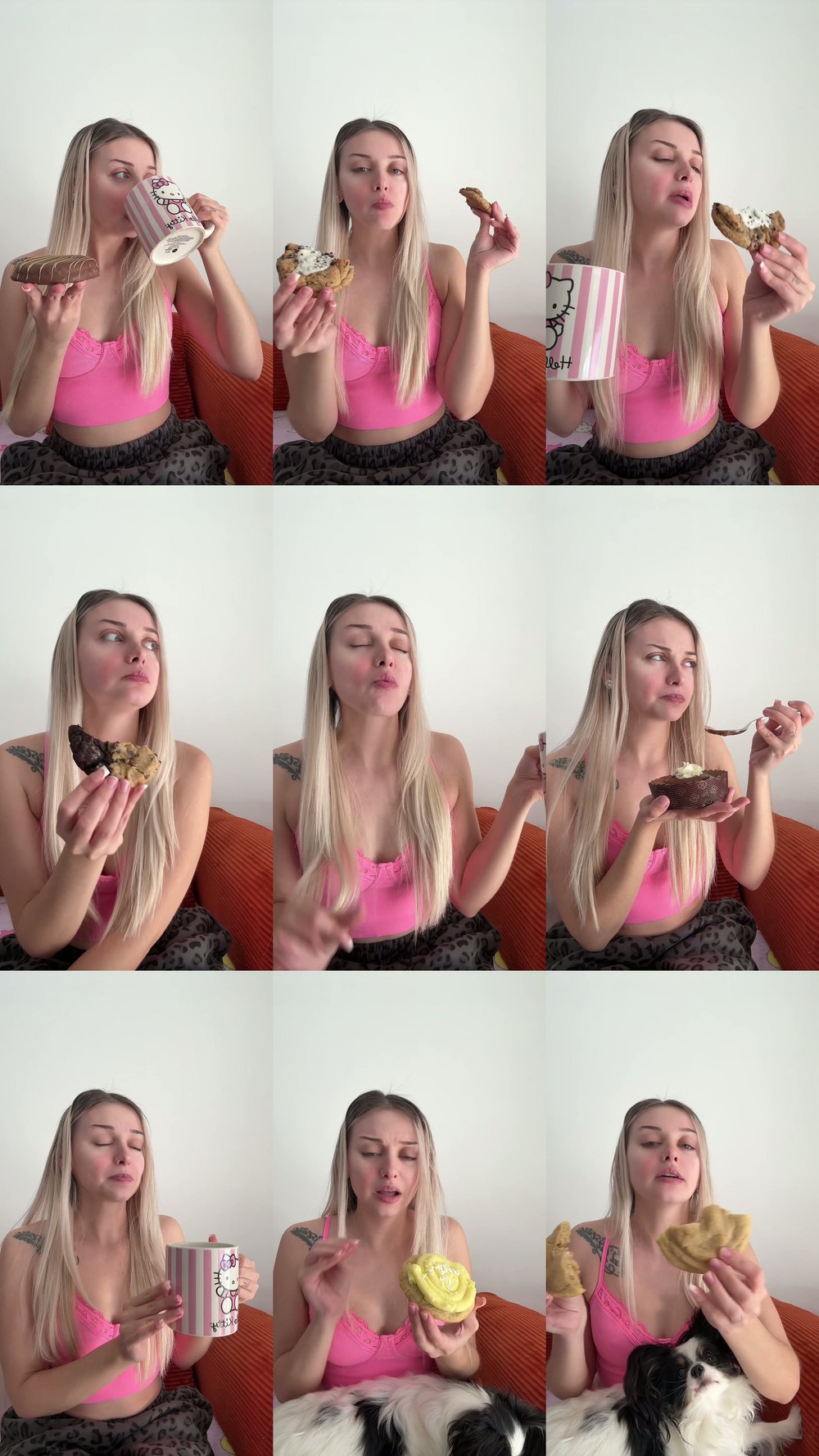 milajoyce69 - Crumbl Cookie Mukbang